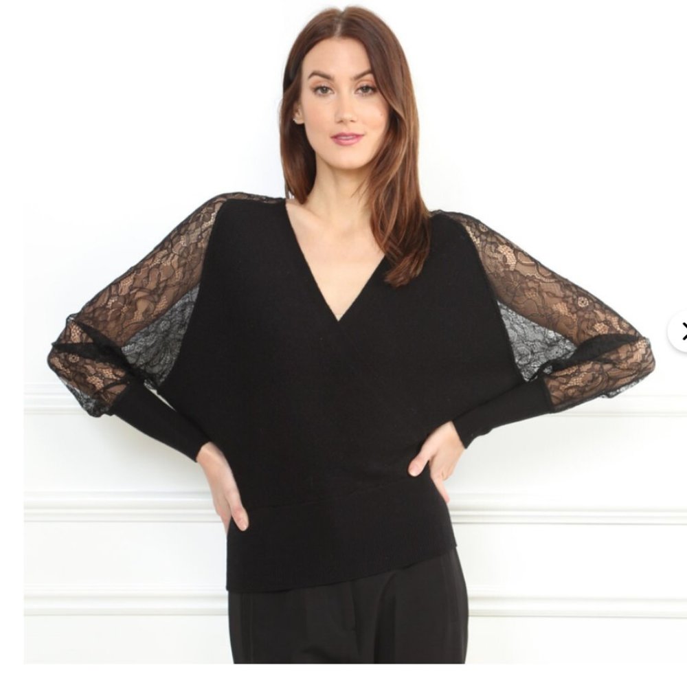 Zero Degrees Celsius Sweater Lace Black